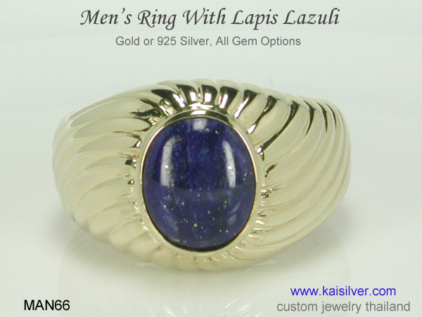 lapis ring for men