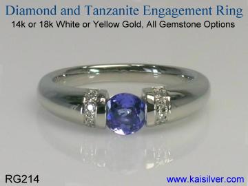 Tanzanite diamond ring price